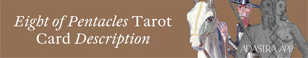 tarot card meanings eight of pentacles