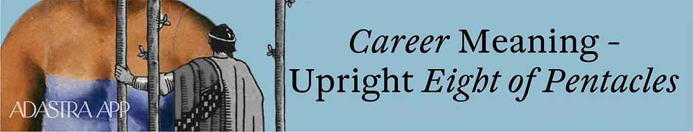 eight of pentacles tarot card meaning upright