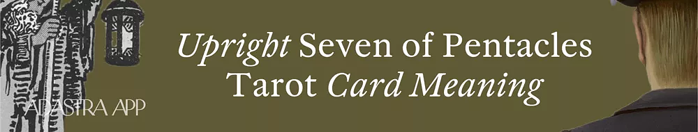 tarot cards seven of pentacles meaning