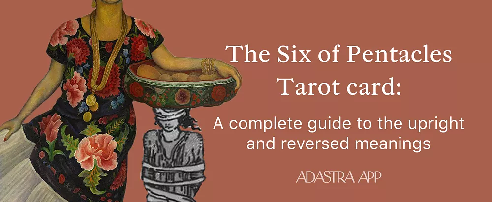 six of pentacles tarot card meaning love