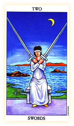 September 10. Today the card "Two of Swords" fell out for you