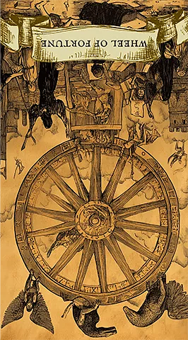 The reversed Wheel of Fortune