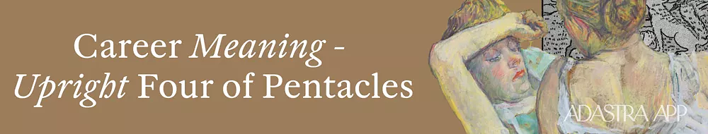 tarot cards meanings four of pentacles