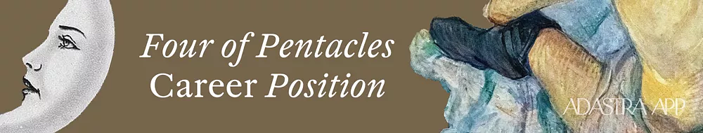Four of Pentacles reversed meaning