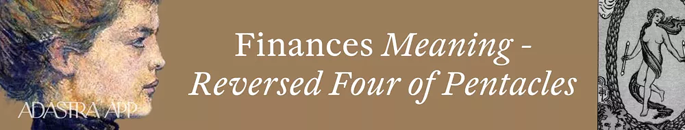 Four of Pentacles in love reading