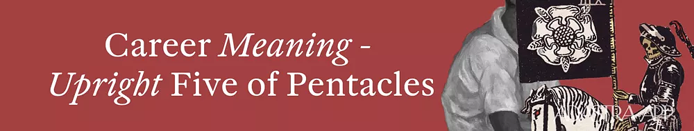 Five of Pentacles upright meaning